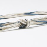 帯締め　洋角ひねり二本合わせ撚房　（04）