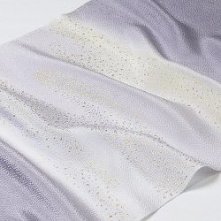 画像1: 帯揚げ　霞取り金ちらし　（01）