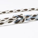 帯締め　孔雀かごめ撚房　こげ茶（03）