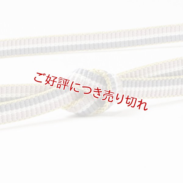 画像1: 帯締め　平源氏耳金二色立別撚房　（06） (1)