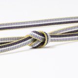 帯締め　平源氏耳金二色立別撚房　（08）