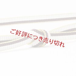 画像1: 帯締め　平源氏耳金二色立別撚房　（05）