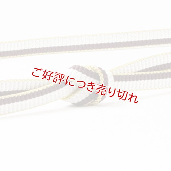 画像1: 帯締め　平源氏耳金二色立別撚房　（05） (1)