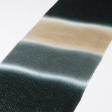 帯揚げ　二色段染め銀通し　（03）