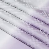 帯揚げ　防染染め分け市松に斜線　（05）