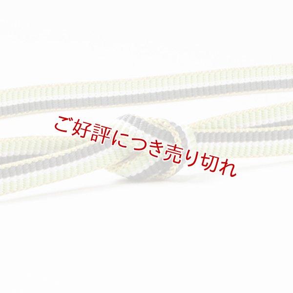 画像1: 帯締め　平源氏耳金二色立別撚房　（02） (1)