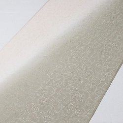 画像1: 帯揚げ　防染染め分け唐草　（01）