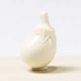 象牙根付　茄子（象牙）【岡壱名入り】【桐箱付き】（2025年10月27日掲載）