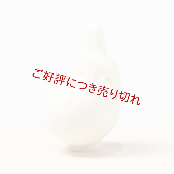 画像1: 象牙根付　茄子（象牙）【岡壱名入り】【桐箱付き】（2025年10月27日掲載） (1)
