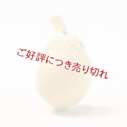 画像1: 黄楊根付　茄子（B）【岡壱名入り】【桐箱付き】（2025年10月27日掲載）