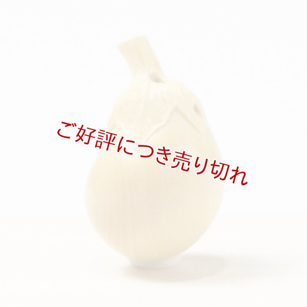 画像1: 黄楊根付　茄子（B）【岡壱名入り】【桐箱付き】（2025年10月27日掲載） (1)