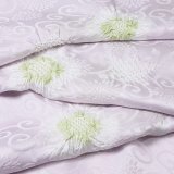 帯揚げ　輪出し白場取り小花　白藤色（しらふじいろ）／裏葉柳（うらはやなぎ）（52）