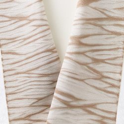 画像1: 半襟　叢雲絞り（草木染）　ぶどう（08）