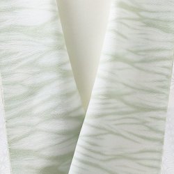 画像1: 半襟　叢雲絞り（草木染）　十薬（07）