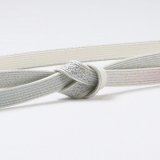 帯締め　高麗耳付綾目二段ぼかし金散し　白藍（しらあい）／撫子色（なでしこいろ）（04）