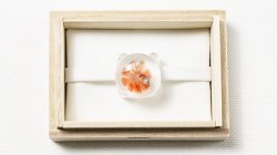 画像1: ガラス帯留め　ラウンドフラワー（20）