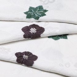 画像1: 帯揚げ　輪出し二色梅紅葉　（03）