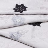 帯揚げ　輪出し二色梅紅葉　（04）