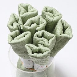 画像1: 着付道具　きんち腰紐　長尺　山葵色（わさびいろ）（08）