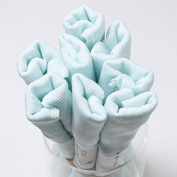 画像1: 着付道具　きんち腰紐　長尺　白藍（しらあい）（05）