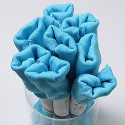 画像1: 着付道具　きんち腰紐　並寸　ターコイズブルー（06）