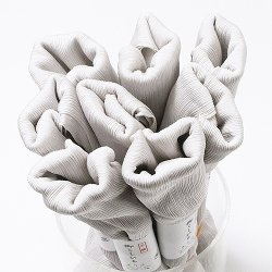 画像1: 着付道具　きんち腰紐　並寸　白鼠（しろねず）（11）