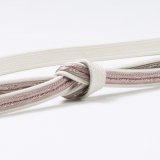 帯締め　二枚重ね片胴ぼかし撚房　（05）