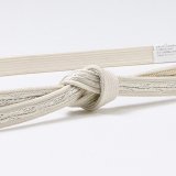 帯締め　二枚重ね片胴ぼかし撚房　（04）