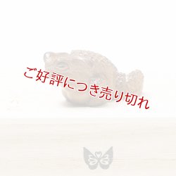 画像1: 黄楊根付　ちび蟇（B）【岡壱名入り】【桐箱付き】（2025年12月8日掲載）