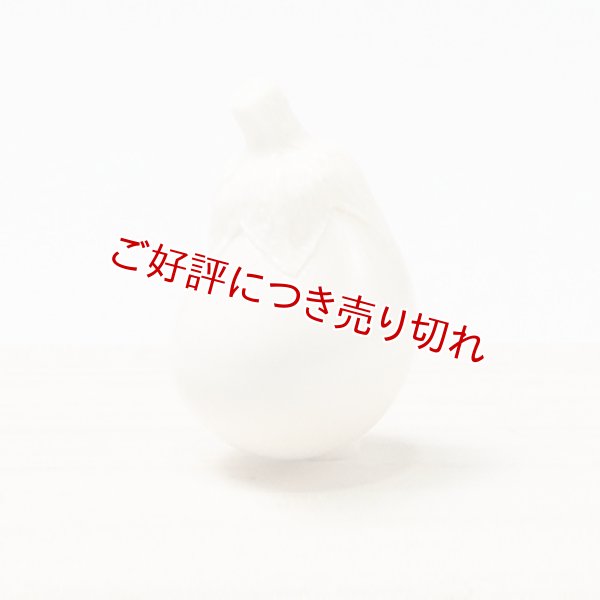 画像1: 象牙根付　なすび（象牙）【岡壱名入り】【桐箱付き】（2025年12月8日掲載） (1)