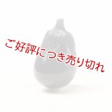 黒檀根付　なすび（黒檀）【岡壱名入り】【桐箱付き】（2025年12月8日掲載）