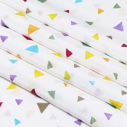 画像1: 帯揚げ　うろこ七色散し　はっきり（01）