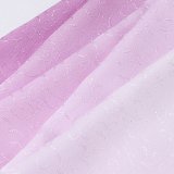 帯揚げ　一色吸い上げぼかし　菖蒲色（あやめいろ） （01）