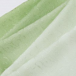 画像1: 帯揚げ　一色吸い上げぼかし　若葉色（わかばいろ）（05）