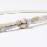 帯締め　丸ぐけ　七色段ぼかし　（02）