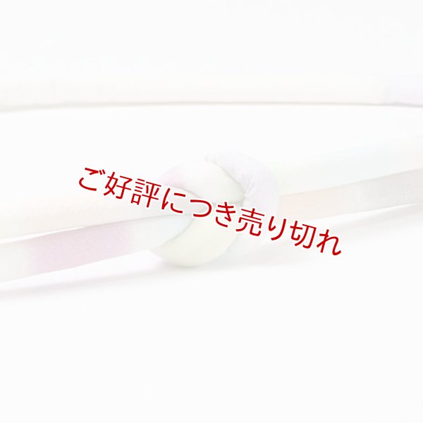 画像1: 帯締め　丸ぐけ　七色段ぼかし　（01） (1)