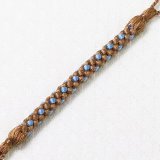 根付紐　灰茶（はいちゃ）／薄花色（うすはないろ）（06）