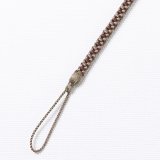 時計紐　八津組み ホタル「短タイプ」　源氏鼠（げんじねず）／暗紅色（あんこうしょく）（10）