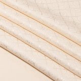 帯揚げ　紋意匠羊歯紋　洗柿（あらいがき）（01）