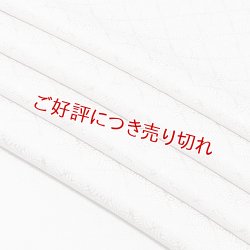 画像1: 帯揚げ　紋意匠羊歯紋　白鼠（しろねず）（05）