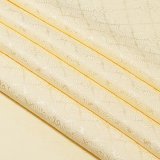 帯揚げ　紋意匠羊歯紋　蜂蜜色（はちみついろ）（02）