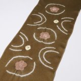 帯揚げ　輪出し縫い〆水紋に傘巻き　（04）