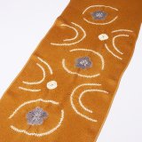 帯揚げ　輪出し縫い〆水紋に傘巻き　（02）