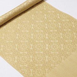 画像1: 帯揚げ　カテドラル無地　芥子色（からしいろ）（02）