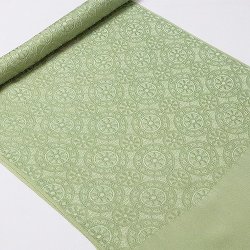 画像1: 帯揚げ　カテドラル無地　柳染（やなぎぞめ）（03）