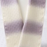 半襟　七宝段ぼかし　鳩羽色（はとばいろ）（03）