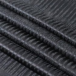 画像1: 喪服用帯揚げ　紋意匠＜擦れ縞＞ 