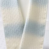 半襟　七宝段ぼかし　秘色色（ひそくいろ）（02）