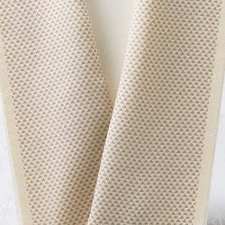 画像1: 半襟　ミニウロコ　利休白茶（りきゅうしろちゃ）（02）