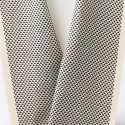 画像1: 半襟　ミニウロコ　黒（くろ）（03）